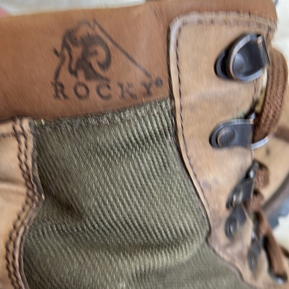 Rocky Womens Gore Tex Thinsulate Brown Leather Hiking Boots Size 6M - Picture 7 of 9